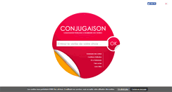 Desktop Screenshot of conjugaison.com